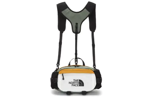 THE NORTH FACE 8.2L Vest Backpack, Shoulder Bag, Crossbody Bag, Fanny Pack, Outdoor Bag Nylon Yellow White Multicolor