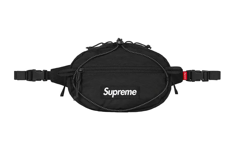 Supreme FW20 Nylon Sling Bag, Shoulder Bag, Crossbody Bag, Fanny Pack Regular Unisex Black