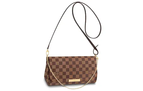 LOUIS VUITTON Favorite Canvas Dumpling Shoulder Bag, Crossbody Bag Medium Women's Brown