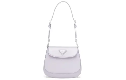 PRADA Cleo Leather Crossbody Bag Mini Women's Wisteria Purple