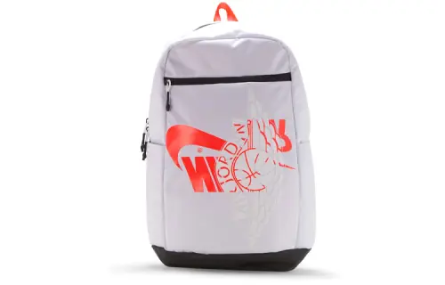Jordan Polyester Basketball Bag Backpack Double Shoulder Regular Unisex White