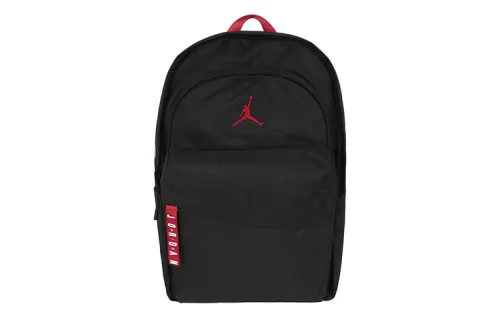 Jordan Polyester Backpack Regular Unisex Black Red