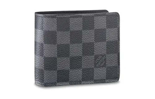 LOUIS VUITTON Multiple Canvas Wallet Regular Men's Graphite