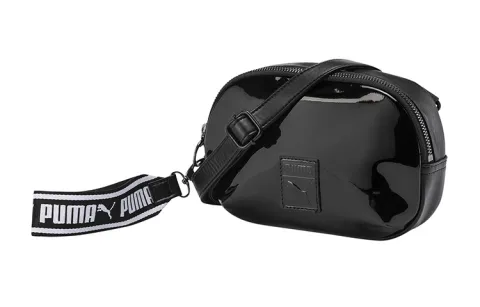 PUMA Artificial Leather Shoulder Bag, Crossbody Bag Regular Women's Black