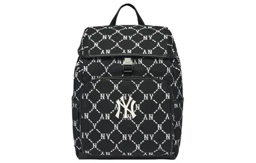 MLB Monogram Collection Polyamide Laptop Bag Backpack Regular Unisex Black