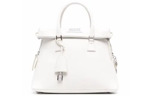 Maison Margiela Leather 5AC Bag Handbag Women's White