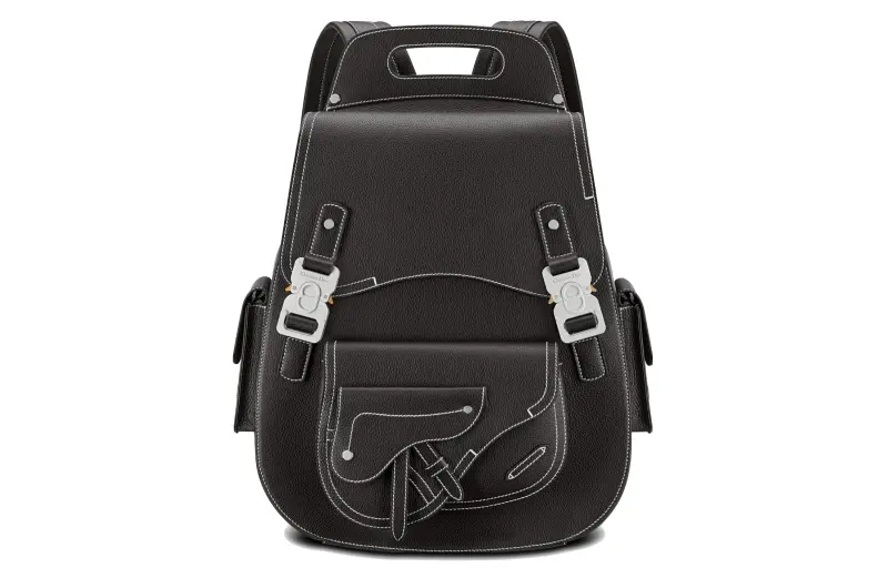 DIOR Grained Calfskin Backpack Large Men's Black