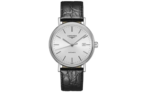 LONGINES Automatic Mechanical Movement 30m Waterproof Men's Watch 40*9.36mm Silver Dial Stainless Steel Case