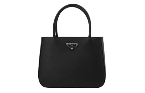 PRADA Cow Leather Shoulder Bag, Crossbody Bag, Handbag Women's Black