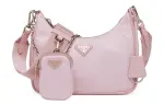 PRADA Re Edition Nylon Fabric Shoulder Bag, Crossbody Bag Regular Women's Snowflake Stone Paste