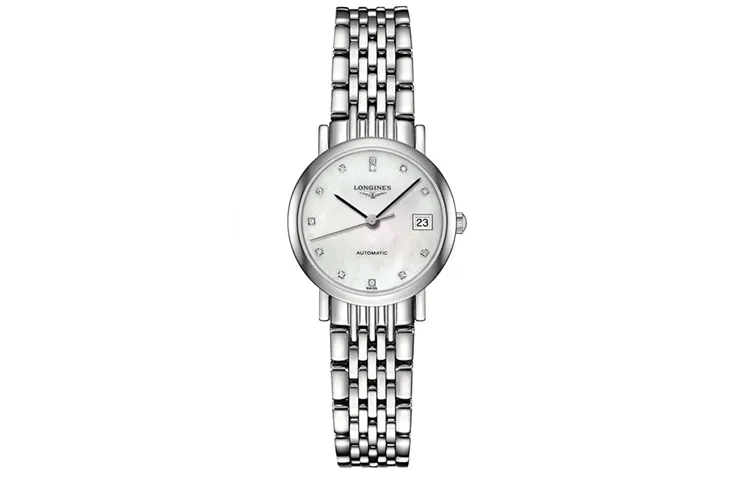 LONGINES Boya Collection Automatic Mechanical Movement Women's Watch 25.5mm White Dial