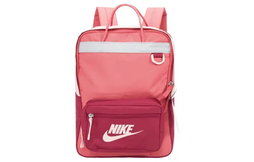 Nike Nike Tanjun Big Logomini Student Cotton School Bag Backpack Mini Children's Color Block Pink