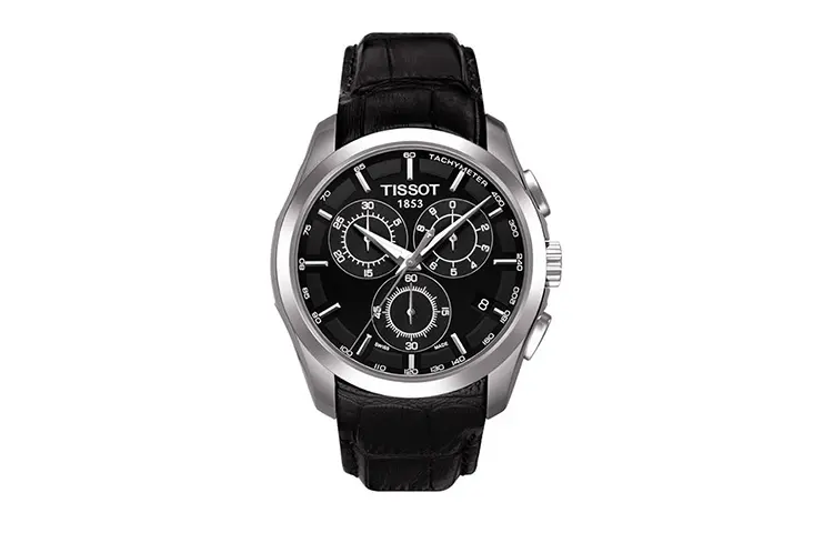TISSOT Kutu Collection Quartz Movement Men's Watches Watch 41mm Black Dial Stainless Steel Case