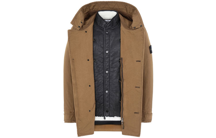Мужская куртка STONE ISLAND (коричневая) — фото 3