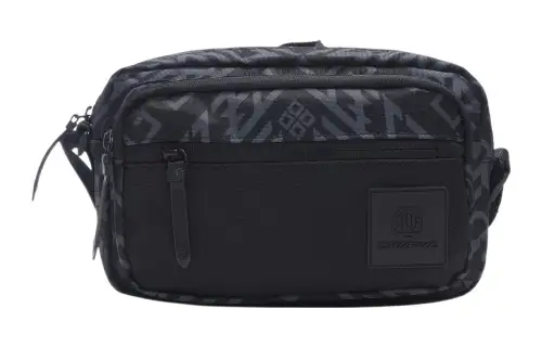 Li Ning BADFIVE Fabric Fanny Pack, Shoulder Bag, Crossbody Bag Regular Unisex Black