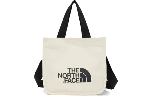 THE NORTH FACE 6L Shoulder Bag, Crossbody Bag, Handbag Outdoor Bag Canvas Ivory White Unisex