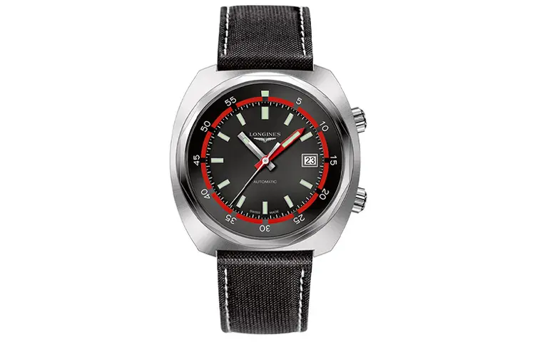 LONGINES Classic Vintage Automatic Mechanical Movement Men's Watches Watch 43mm Black Dial Stainless Steel Case