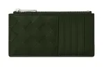 Bottega Veneta Cow Leather, Leather Card Holder Men's Field Green