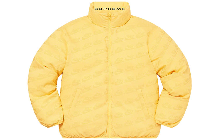 Куртка Supreme x nike reversible puffy jacket SS21 (мультиколор) — фото 21