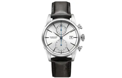 HAMILTON Hamilton Classic Series Automatic Mechanical Movement Free Spirit Men's Watch Swiss Watch White Dial Stainless Steel Case Leather Strap