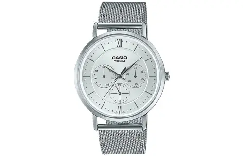 CASIO Men Standard Series Silver Watch MTP-B300M-7AV