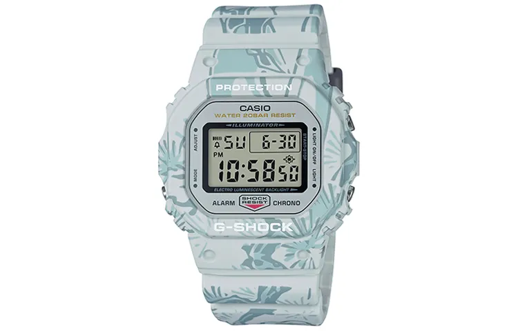 CASIO Men G-SQUAD Series Blue Watch DW-5600SLG-7