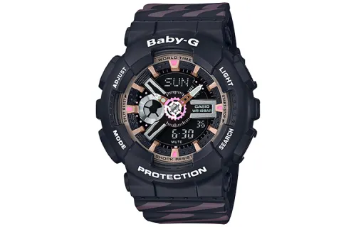 CASIO Women's BABY-G Black Watch BA-110CH-1A