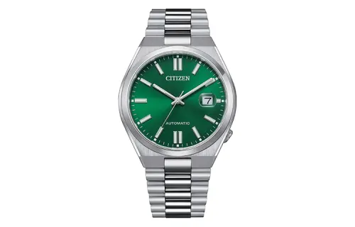 CITIZEN Mechanical Movement Stainless Steel Strap Watch Men's Watches Green Dial