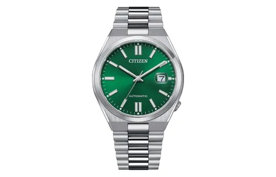 CITIZEN Mechanical Movement Stainless Steel Strap Watch Men's Watches Green Dial