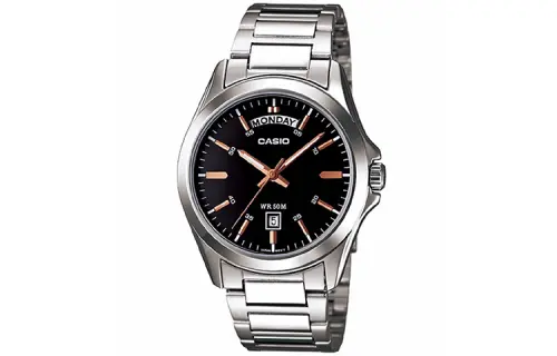 CASIO Men Standard Series Black Watch MTP-1370D-1A2