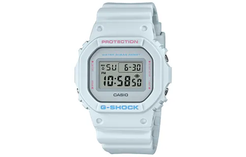 CASIO Women's G-SQUAD Series Blue Watch DW-5600SC-8