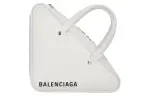 Balenciaga Calfskin Handbag Regular Women's White