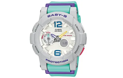 CASIO Women's BABY-G Gray Watch BGA-180-3B