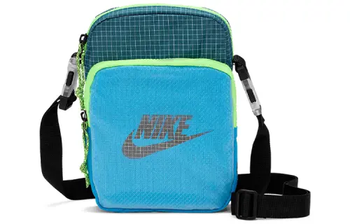 Nike Heritage Fabric Shoulder Bag, Crossbody Bag Regular Unisex Laser Blue