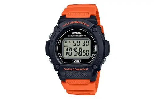 CASIO Men DIGITAL Series Gray Watch W-219H-4AV