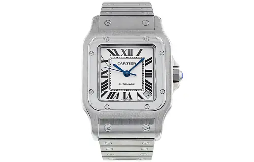 CARTIER SANTOS DE Automatic Mechanical Movement Men's Watches Watch 34.87*45.54mm White Dial