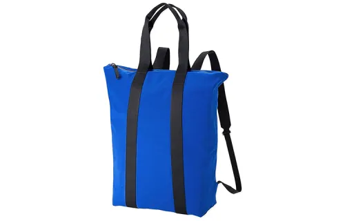UNIQLO Polyamide Backpack Handbag Unisex Lake Blue