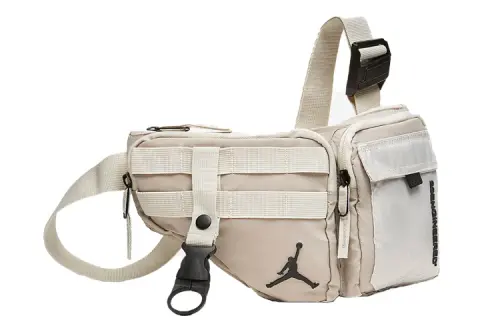 Jordan Polyamide One Shoulder Crossbody Fanny Pack Sling Bag Unisex Dark Gray