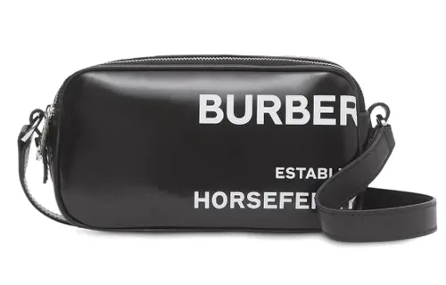 Burberry Polyurethane Camera Bag, Shoulder Bag, Crossbody Bag Mini Women's Black