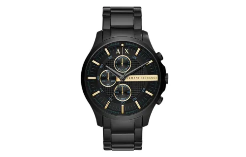 ARMANI EXCHANGEAE Wrist Watches Quartz Movement Steel Strap Black Dial Men's Watches