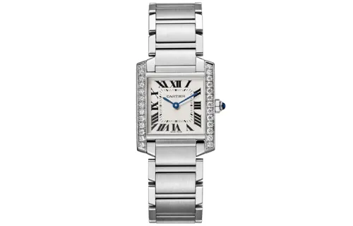 Cartier 2003 Pre owned Tank Française 28mm