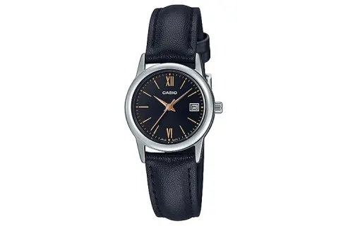 CASIO Women's Standard Series Black Watch LTP-V002L-1B3