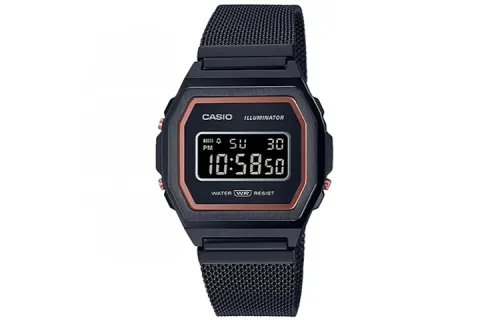 CASIO Unisex VINTAGE Series Black Watch A1000MB-1BVT