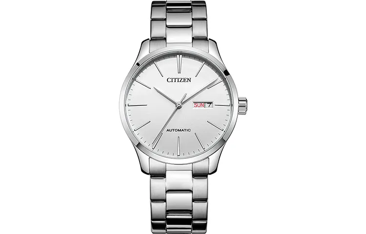 CITIZEN Automatic Mechanical Movement Stainless Steel Strap Watch Men's Watches Silver Dial