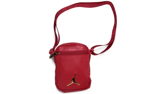 Jordan Polyester Cell Phone Pouch, Shoulder Bag, Crossbody Bag Regular Unisex Red