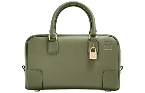 LOEWE Amazona 23 Bag In Nappa Calfskin Avocado Green