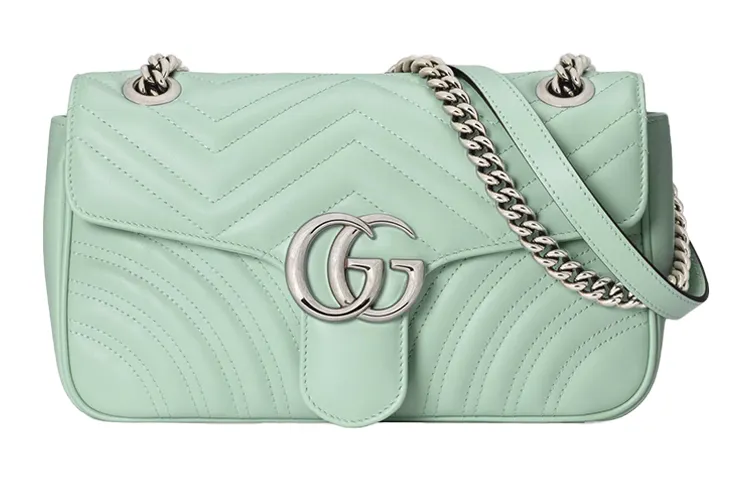 GUCCI GG Marmont Leather Portable Crossbody Bag, Shoulder Bag Women's