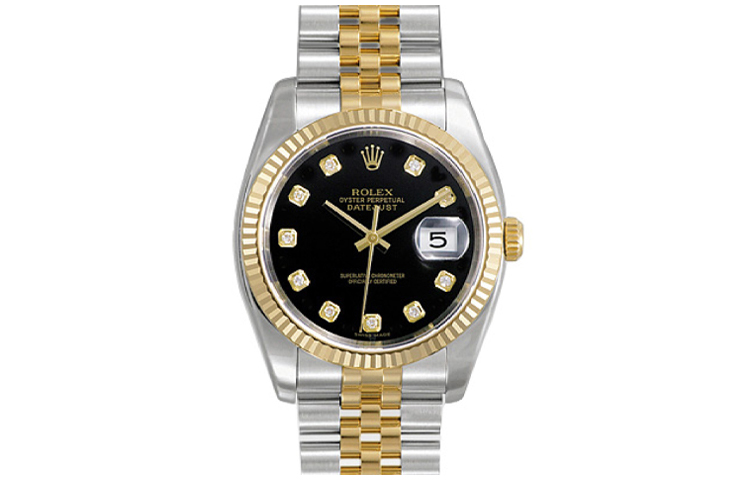 ROLEX Oyster Perpetual Automatic Mechanical Movement Men's Watches Watch 36mm Black Dial