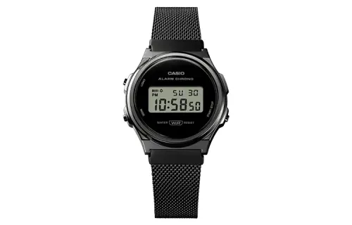 CASIO Unisex VINTAGE Series Black Watch A171WEMB-1A