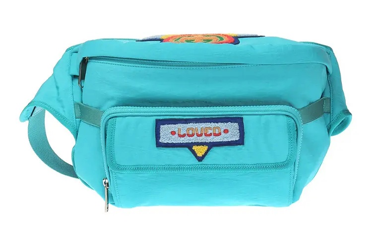 GUCCI Nylon Fanny Pack, Backpack, Sling Bag Unisex Blue